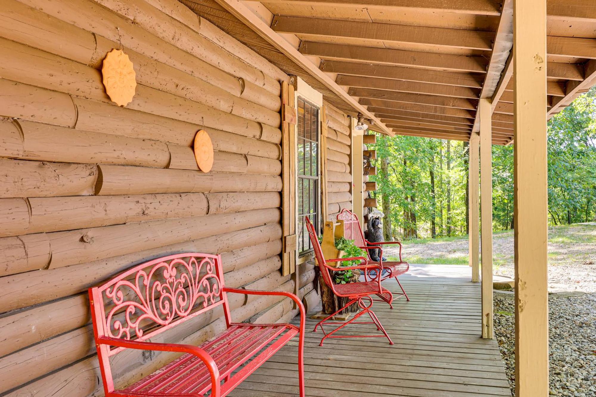 Arkansas Log Cabin Rental Near Lake Greeson! Mount Moriah エクステリア 写真