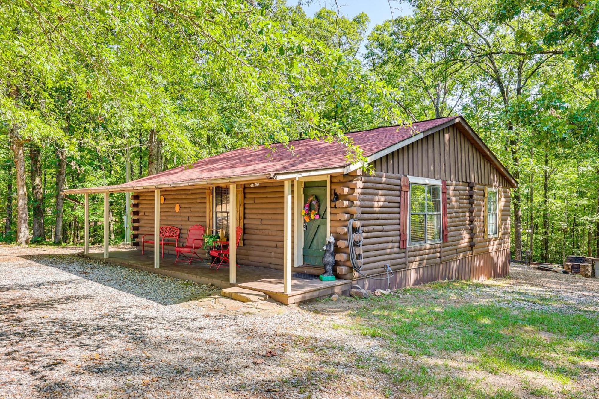 Arkansas Log Cabin Rental Near Lake Greeson! Mount Moriah エクステリア 写真