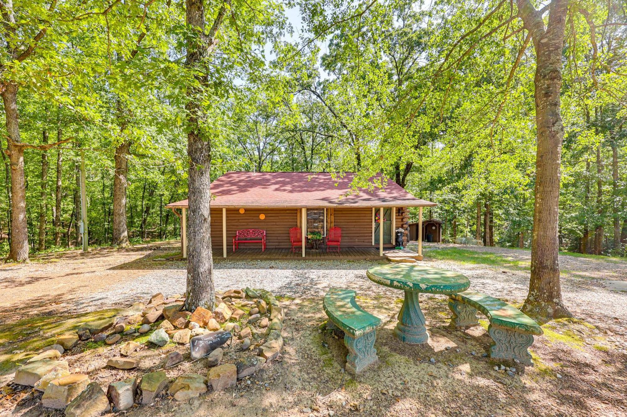 Arkansas Log Cabin Rental Near Lake Greeson! Mount Moriah エクステリア 写真