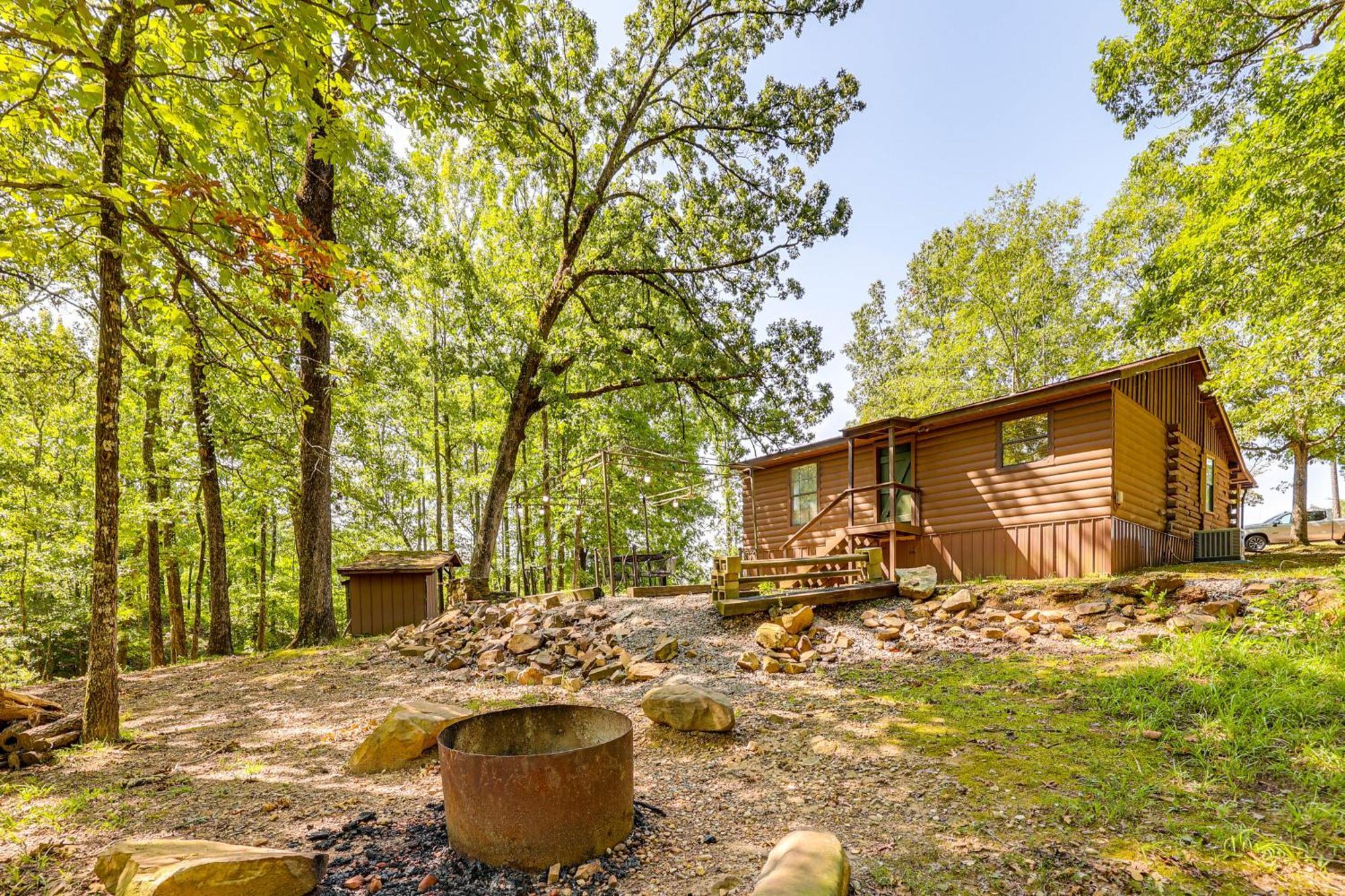 Arkansas Log Cabin Rental Near Lake Greeson! Mount Moriah エクステリア 写真