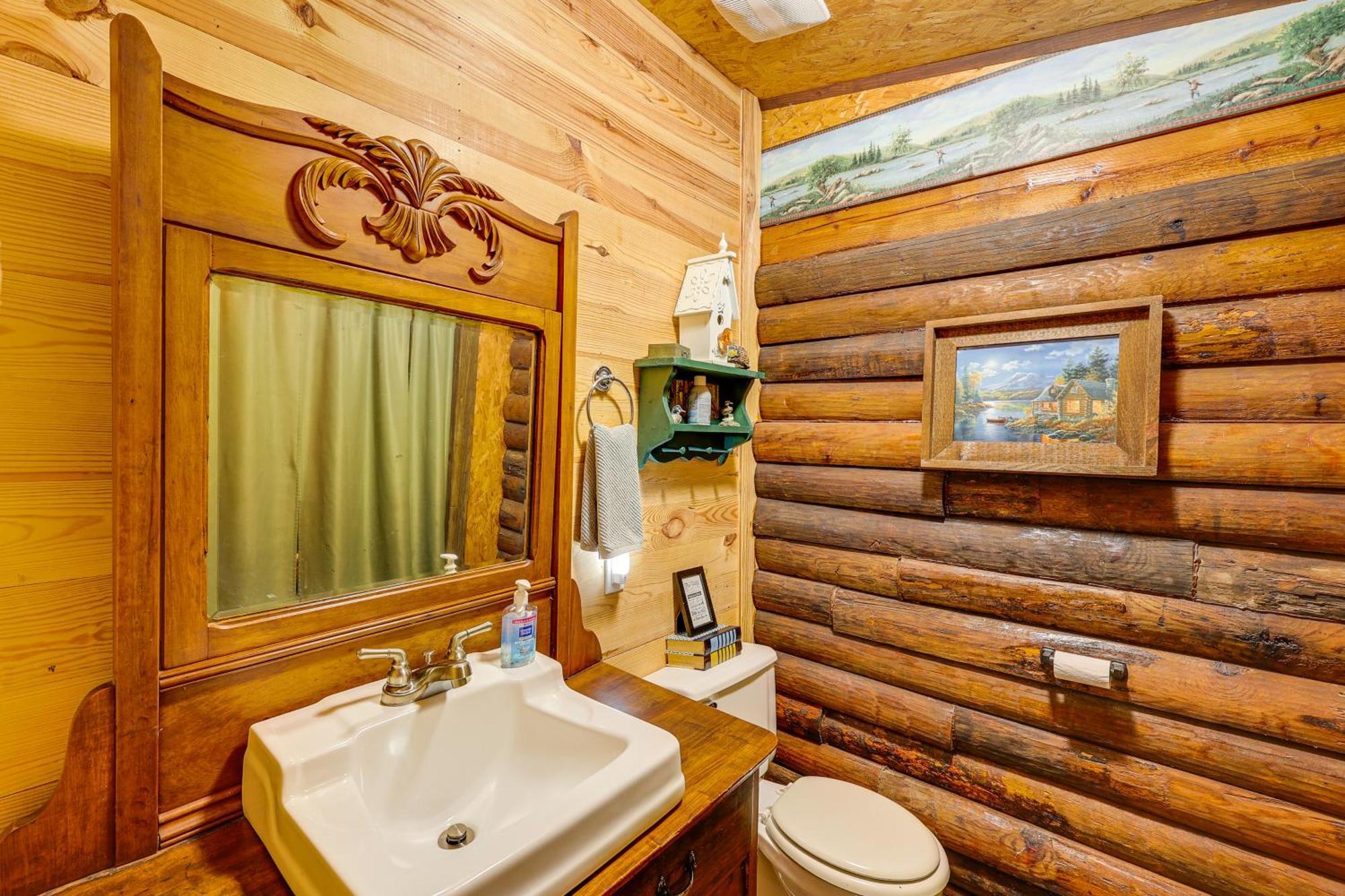 Arkansas Log Cabin Rental Near Lake Greeson! Mount Moriah エクステリア 写真