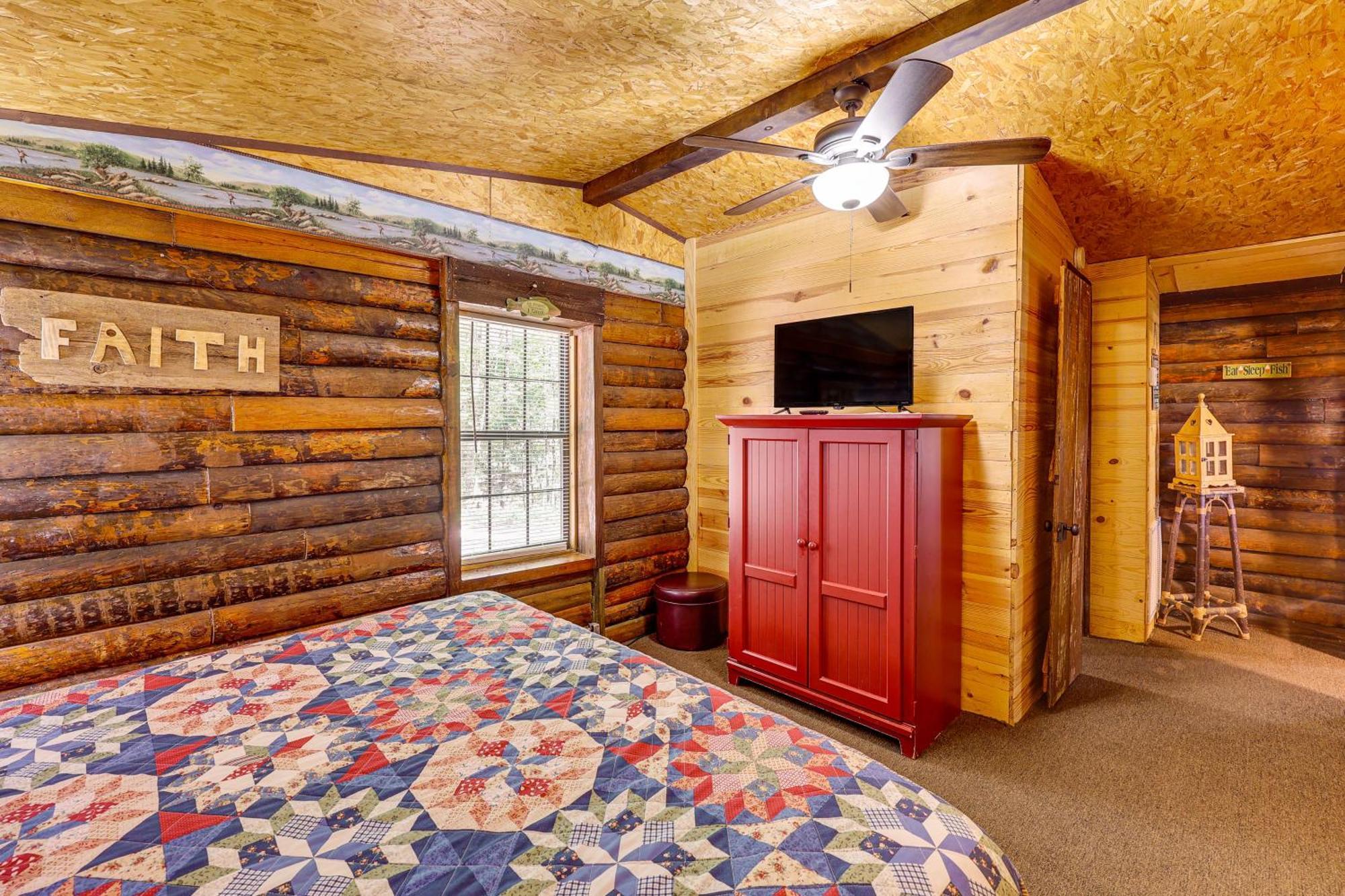Arkansas Log Cabin Rental Near Lake Greeson! Mount Moriah エクステリア 写真