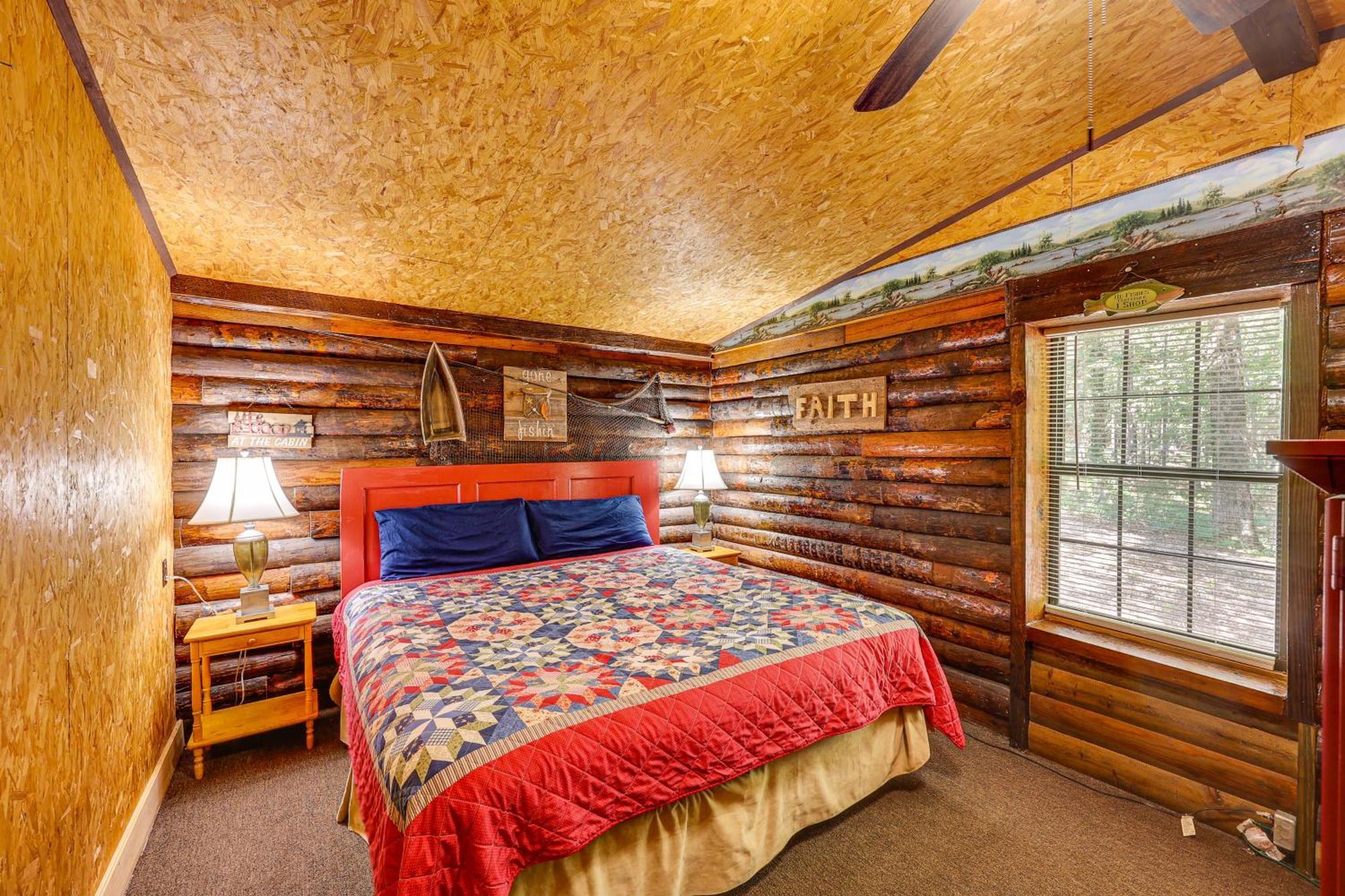 Arkansas Log Cabin Rental Near Lake Greeson! Mount Moriah エクステリア 写真