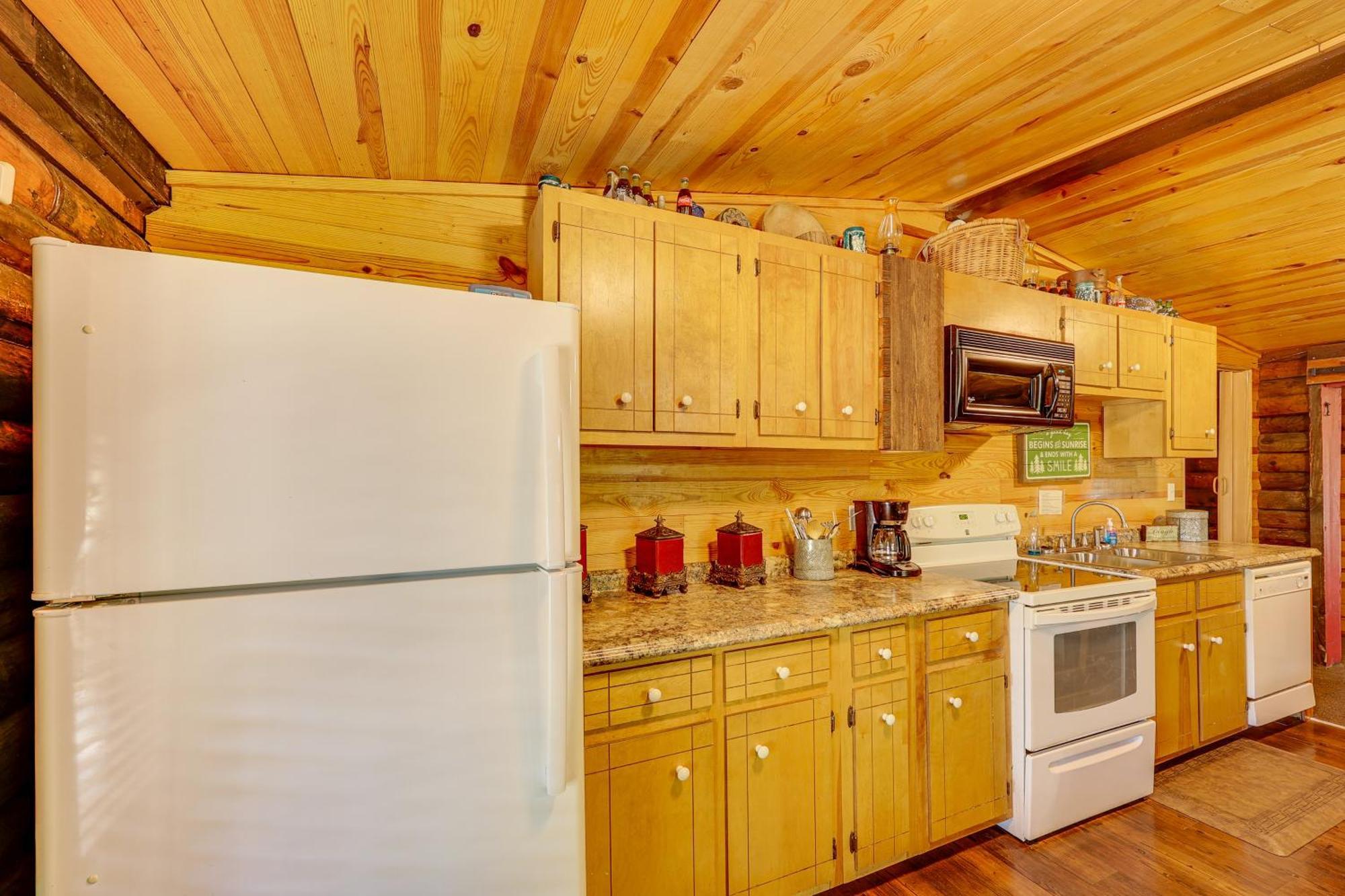 Arkansas Log Cabin Rental Near Lake Greeson! Mount Moriah エクステリア 写真