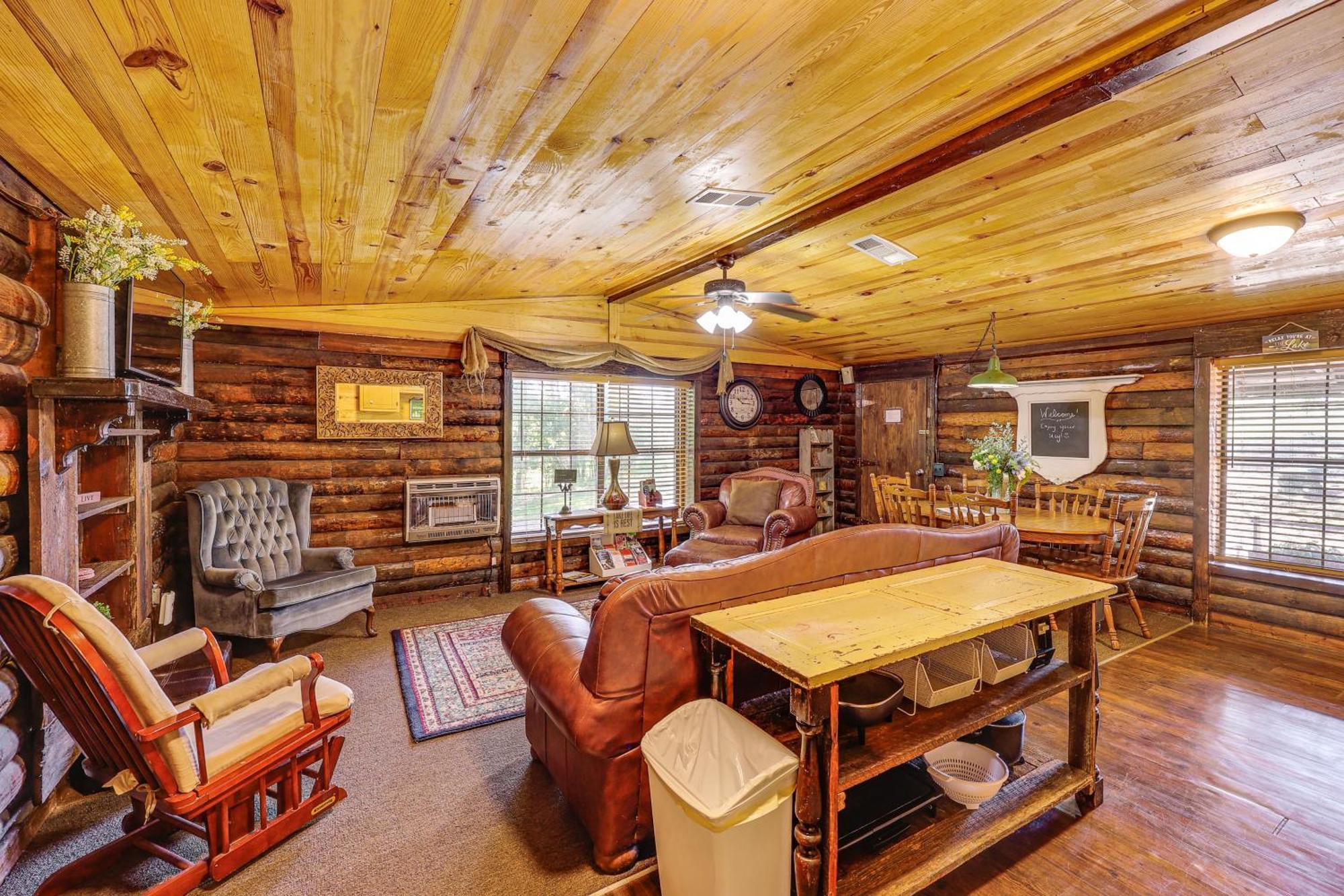 Arkansas Log Cabin Rental Near Lake Greeson! Mount Moriah エクステリア 写真