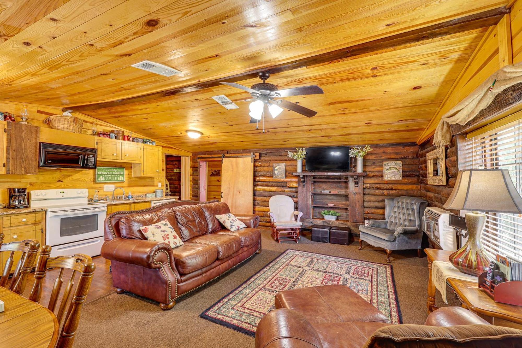 Arkansas Log Cabin Rental Near Lake Greeson! Mount Moriah エクステリア 写真